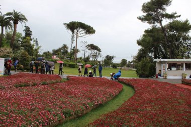 Güzel flasback için doğal çiçek park, Genova Nervi Euroflora olay vesilesiyle bu baharda