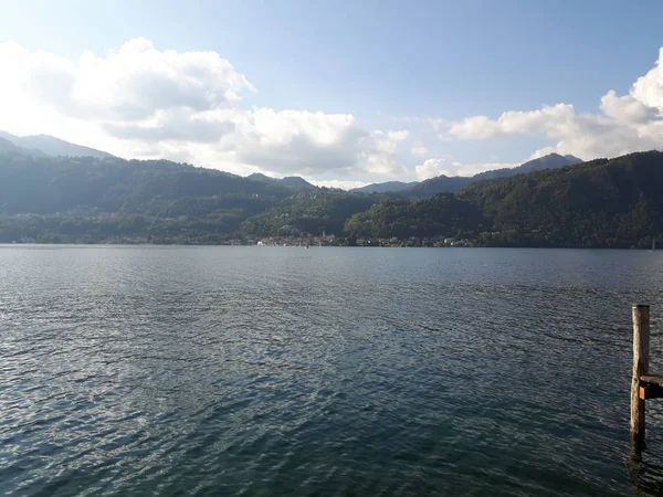 Erstaunliche Reise Piemont Mit Einem Unglaublichen Blick Auf Den See — Stockfoto