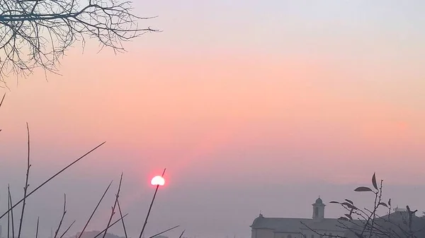 Une Légende Étonnante Des Montagnes Trentin Avec Une Vue Imprenable — Photo