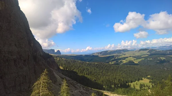 Una Splendida Didascalia Delle Montagne Del Trentino Con Una Splendida — Foto Stock