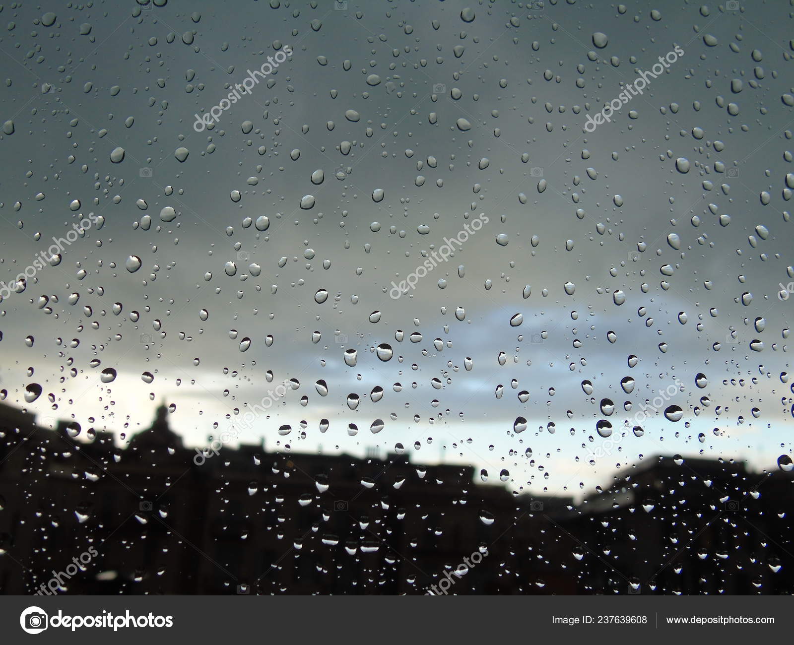Genova Italy 18 Amazing Photography Some Waterdrops Window Summer Rain Stock Photo Image By C Yohananegusse