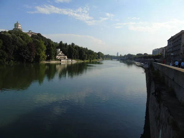 Torino Italia 2018 Utrolig Høstdag Fra Torino Åsene Byen Flott – stockfoto