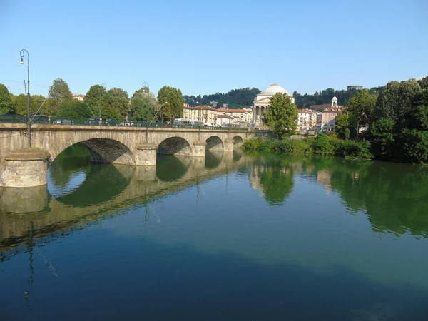 Torino Italië 2018 Een Verbazingwekkend Herfstdagen Van Heuvels Van Turijn — Stockfoto