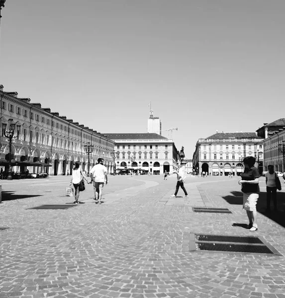 Úžasné Fotografie Města Některé Přírodní Krajiny Kolem Itálie Černé Bílé — Stock fotografie