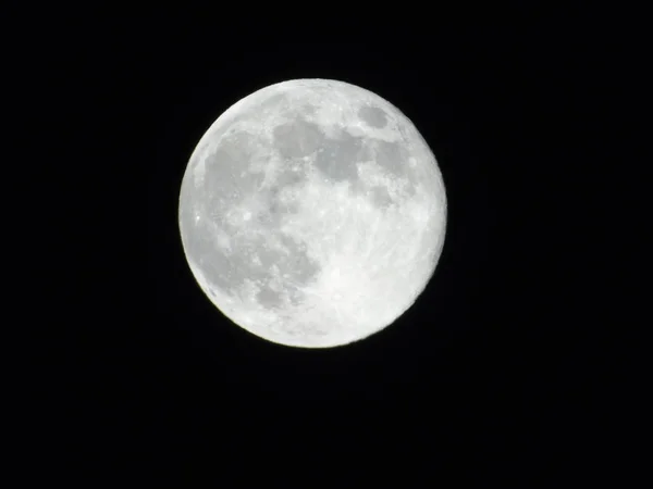 제노바 이탈리아 2019 제노바 보름달의 놀라운 배경과 하늘과 — 스톡 사진