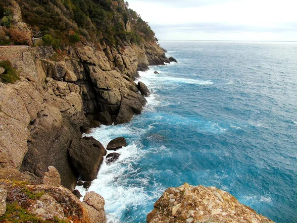 Portofino Italia Mayo 2019 Hermoso Portofino Con Coloridas Casas Villas — Foto de Stock