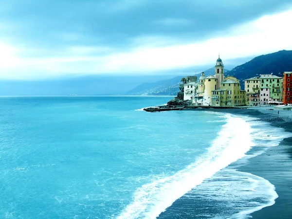 Portofino Italie Mai 2019 Beau Portofino Avec Des Maisons Villas — Photo