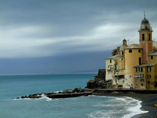 Portofino Itália Maio 2019 Belo Portofino Com Casas Moradias Coloridas — Fotografia de Stock