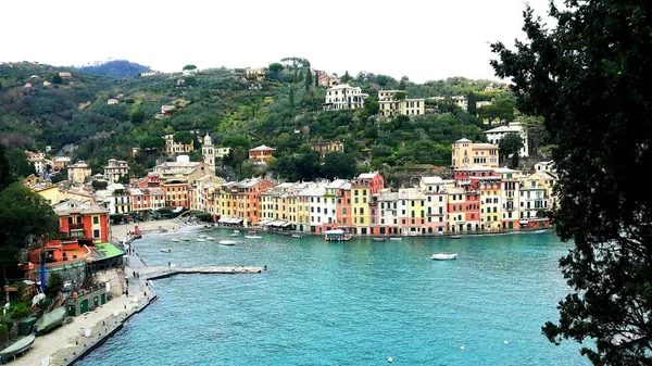 Liguria Itálie 2019 Cestování Kolem Ligurského Moře Letních Dnech Nádherným — Stock fotografie