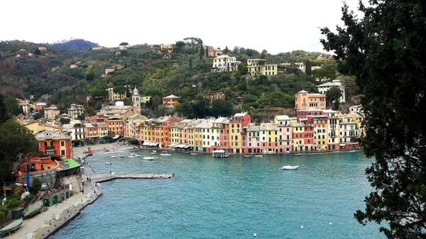 Liguria Italy 2019 Travelling Ligurian Seaside Summer Days Beautiful View — стоковое фото