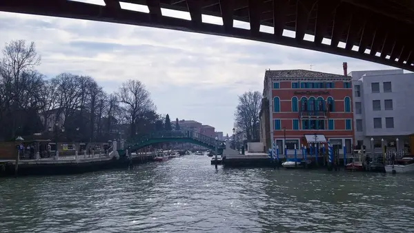 Venedig Italien 2019 Ein Atemberaubender Panoramablick Auf Venedig Den Wintertagen — Stockfoto