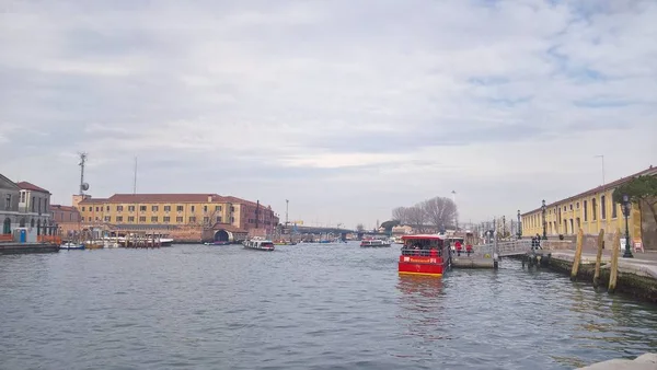 Venedig Italien 2019 Ein Atemberaubender Panoramablick Auf Venedig Den Wintertagen — Stockfoto