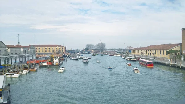 Venedig Italien 2019 Ein Atemberaubender Panoramablick Auf Venedig Den Wintertagen — Stockfoto