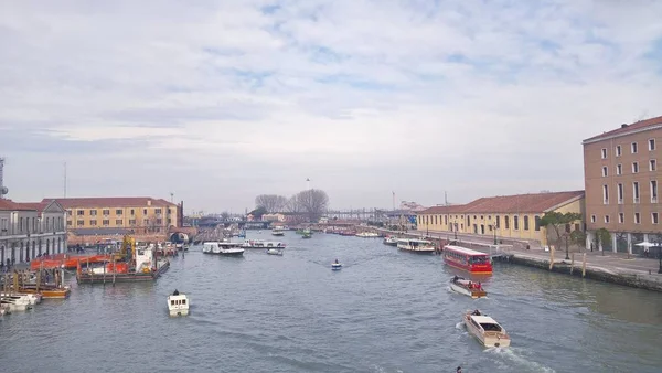 Venedig Italien 2019 Ein Atemberaubender Panoramablick Auf Venedig Den Wintertagen — Stockfoto