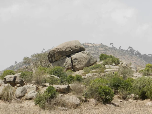 Eritreia África 2019 Viajando Pelas Vilas Perto Asmara Massawa Uma — Fotografia de Stock