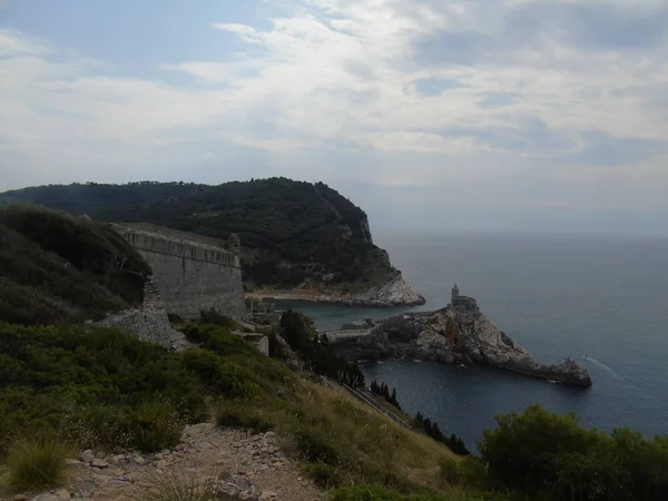 Portovenere Italie 2019 Fantastique Panorama Printanier Ville Portovenere Splendide Scène — Photo