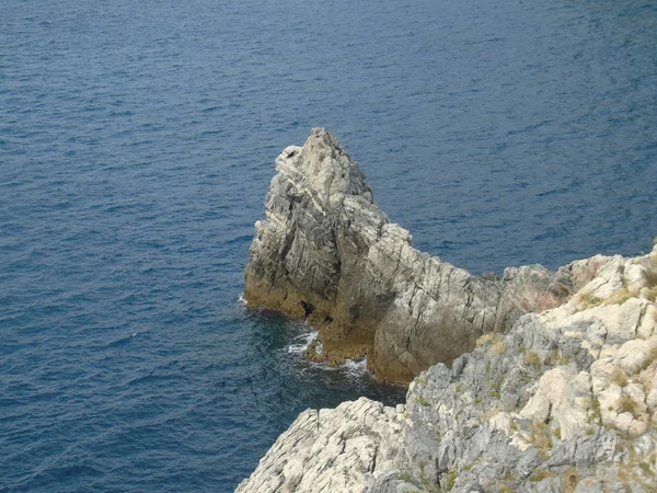 Fantástico Panorama Primaveral Portovenere Espléndida Escena Vespertina Del Mar Mediterráneo — Foto de Stock