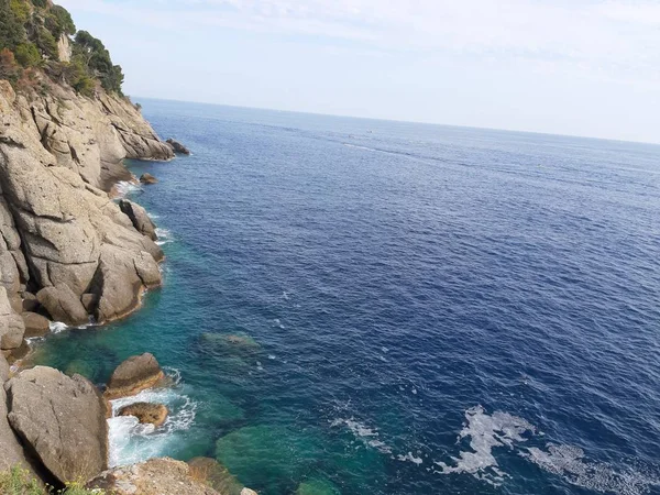 Portofino Talya 2019 Sümer Günlerinde Portofino Renkli Evler Emdirilen Güzel — Stok fotoğraf
