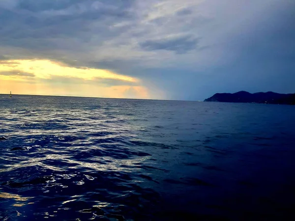 Ligurie Italie 2019 Voyager Autour Mer Ligure Dans Les Jours — Photo