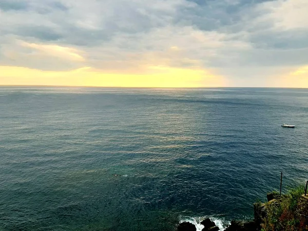 Liguria Itálie 2019 Cestování Kolem Ligurského Moře Letních Dnech Nádherným — Stock fotografie