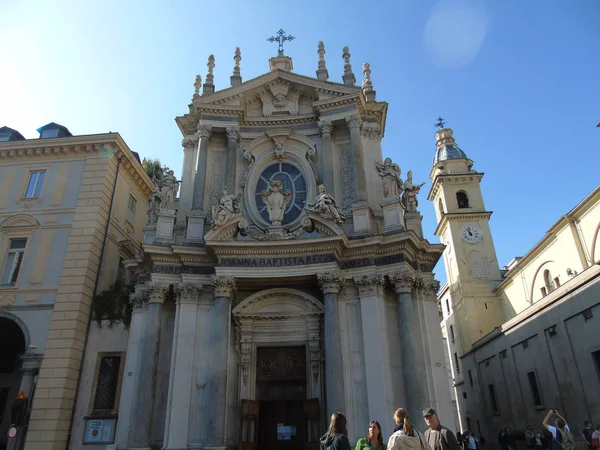 Turin Italien 2019 Reisen Durch Norditalien Schöne Bildunterschrift Von Turin — Stockfoto