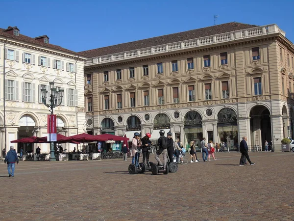 Turin Italien 2019 Reisen Durch Norditalien Schöne Bildunterschrift Von Turin — Stockfoto