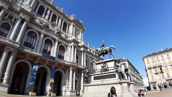 Turim Itália 2019 Bela Legenda Cidade Toupeira Antoneliana Fotografia Detalhada — Fotografia de Stock