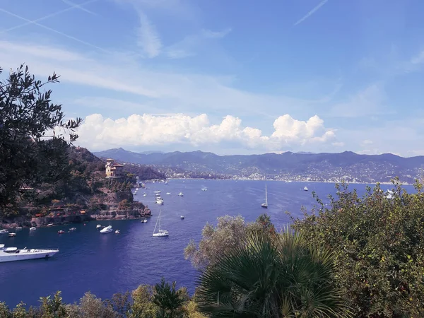 Liguria Włochy 2020 Zbliżenie Dużych Fal Wybrzeżu Ligurii Włoch Europy — Zdjęcie stockowe