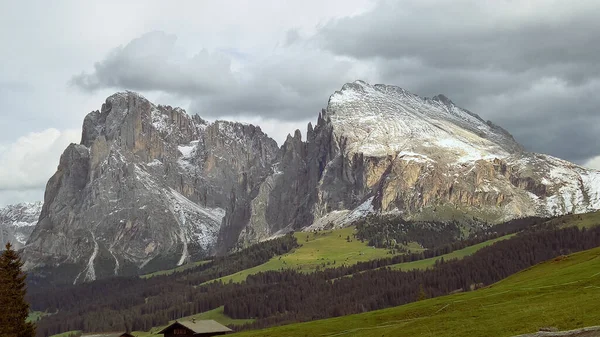 Trentino Alto Adige Italien 2020 Cenisk Alpine Sted Med Magiske - Stock-foto