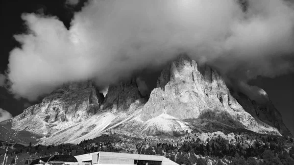 Trentino Alto Adige Włochy 2020 Wspaniały Widok Szczyt Secedy Trentino — Zdjęcie stockowe