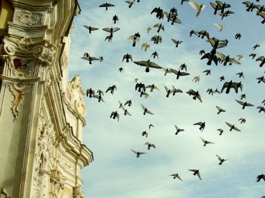 Cervo Ligure, İtalya - 06 / 15 / 2020: Yaz günlerinde Riviera Ligure civarında seyahat. Deniz kenarındaki küçük vilagların tipik eski binalarla güzel fotoğrafları..