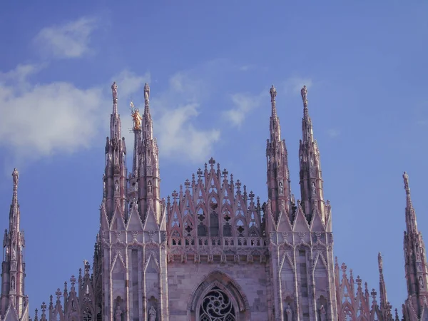 Milaan Italië 2020 Een Verbazingwekkend Onderschrift Voor Stad Milaan Zomerdagen — Stockfoto