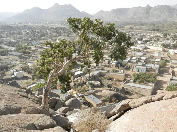 Elabered Eritrea 2020 Hermosa Fotografía Del Pequeño Pueblo Dentro Del — Foto de Stock