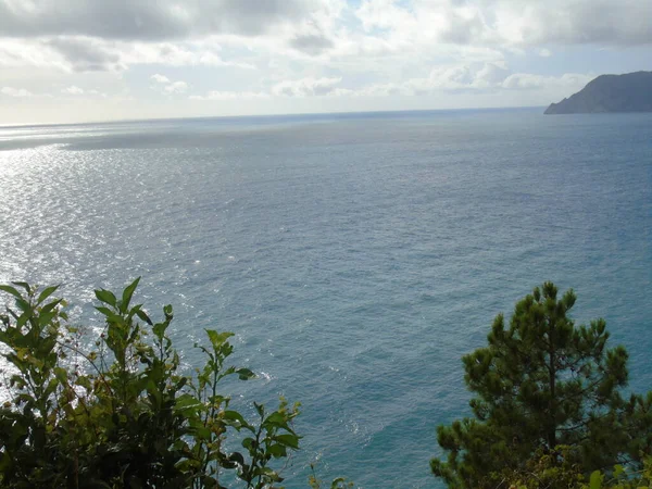 Cinque Terre Italien 2020 Wunderschöne Landschaft Eines Fischerdorfes Der Küste — Stockfoto