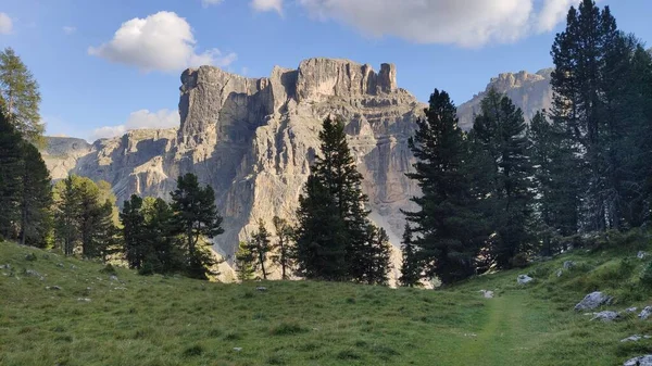 Val Gardena Italy 2020 Scenic Alpine Place Magical Dolomites Mountains — Stock Photo, Image