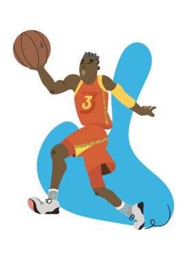 Atlama önce çizgi film basketbolcu