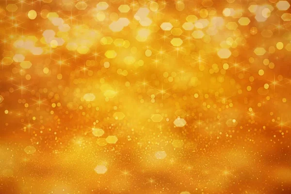 Guld Glitter Jul Bokeh Guld — Stockfoto