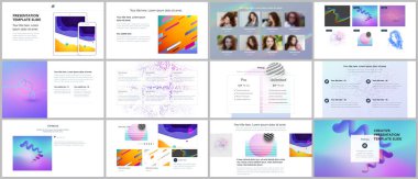 En az sunular, Portföy şablonlar. Basit öðeler beyaz arka plan üzerinde. Broşür kapak vektör tasarımı. El ilanı, broşür, broşür, sunu slaytlarını rapor, pazarlama, reklam.