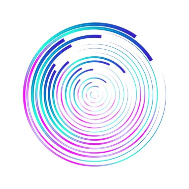 Renkli Daireler minimalist tarzı ile arka plan. Broşür tasarımı, el ilanı, baskı, sunu vb için en az kavramı.