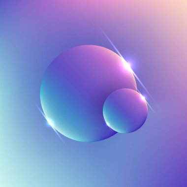 Canlı renkli gradyan arka plan. Pembe ve mor renkli tasarım yor broşür veya el ilanı projesi, kapak, baskı, sunum, poster için. Minimal tasarım vektör çizim.