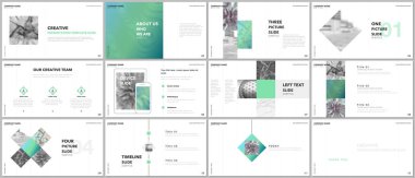 En az sunumlar tasarım, Portföy vektör şablonları öğeleri üzerinde beyaz arka plan ile. Kapak çok amaçlı şablonu için sunuyu slayt, el ilanı broşür, broşür, rapor, pazarlama, reklam.