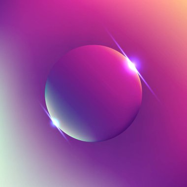 Canlı renkli gradyan arka plan. Pembe ve mor renkli tasarım yor broşür veya el ilanı projesi, kapak, baskı, sunum, poster için. Minimal tasarım vektör çizim.