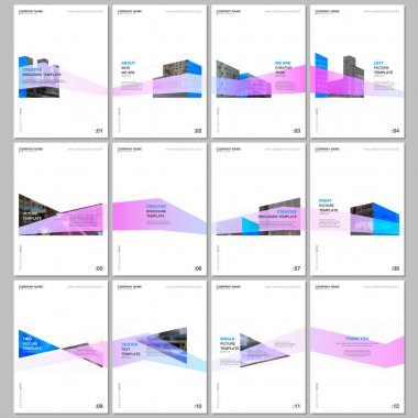 Mimari tasarım ile yaratıcı broşür şablonları. Soyut modern mimari arka plan. Broşürler, broşür, bildiri, sunum, reklam, dergi için tasarım şablonları kapsar.