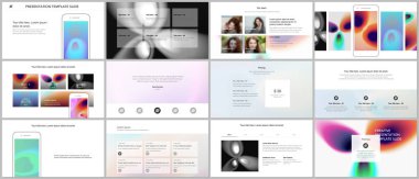 Web sitesi tasarımı, sunumlar, portföy için vektör şablonları. Sunum slaytları, broşürler, broşürler, yıllık raporlar için şablonlar. Parlak renkli hücre şekilli tıbbi tasarım..