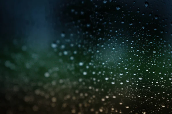 Краплі Дощу Моєму Вікні Машини — стокове фото