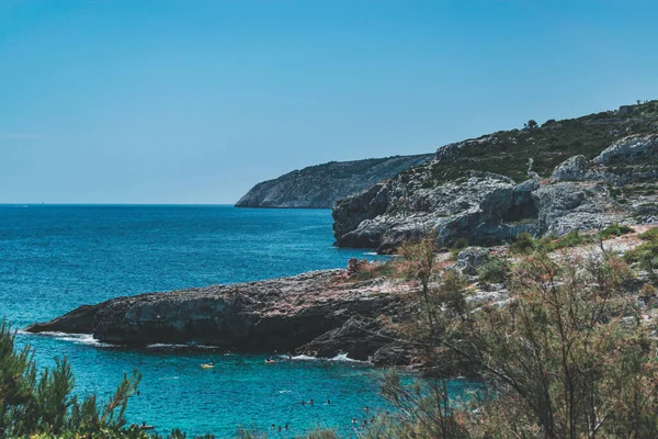 Fantastische Aussicht Auf Die Marina Novaglie Apulien — Stockfoto