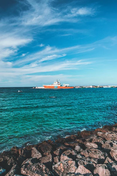 Blick Auf Die Stadt Otranto Apulien — Stockfoto