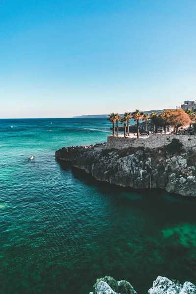 Blick Auf Das Castro Meer Apulien — Stockfoto