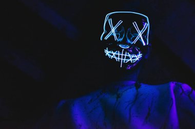 Karnaval için korku temizleme maskesi