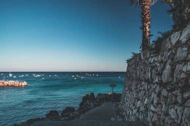 Puglia 'daki Castro Denizi manzarası